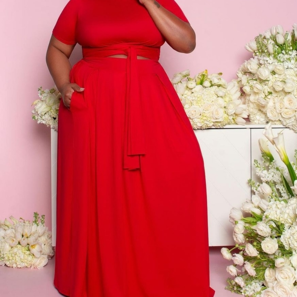 Plus Size 2 Piece Set